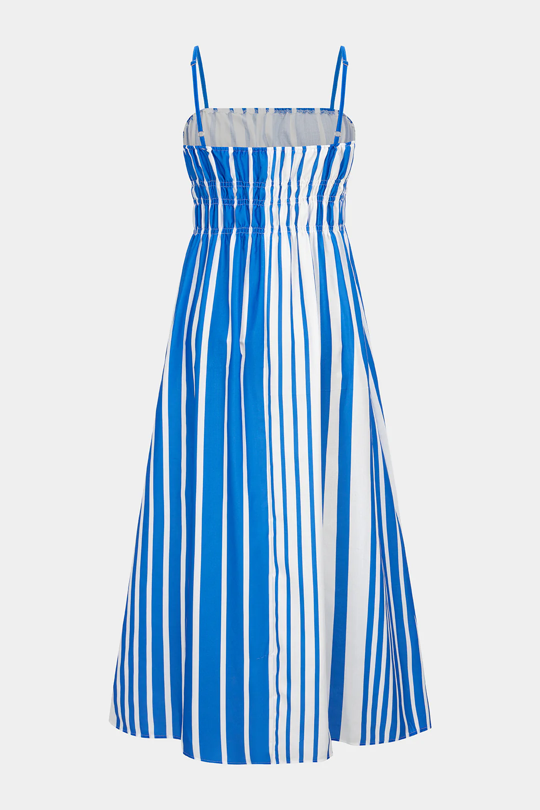 Contrast Stripes Print Sleeveless Maxi Dress - Flockneti