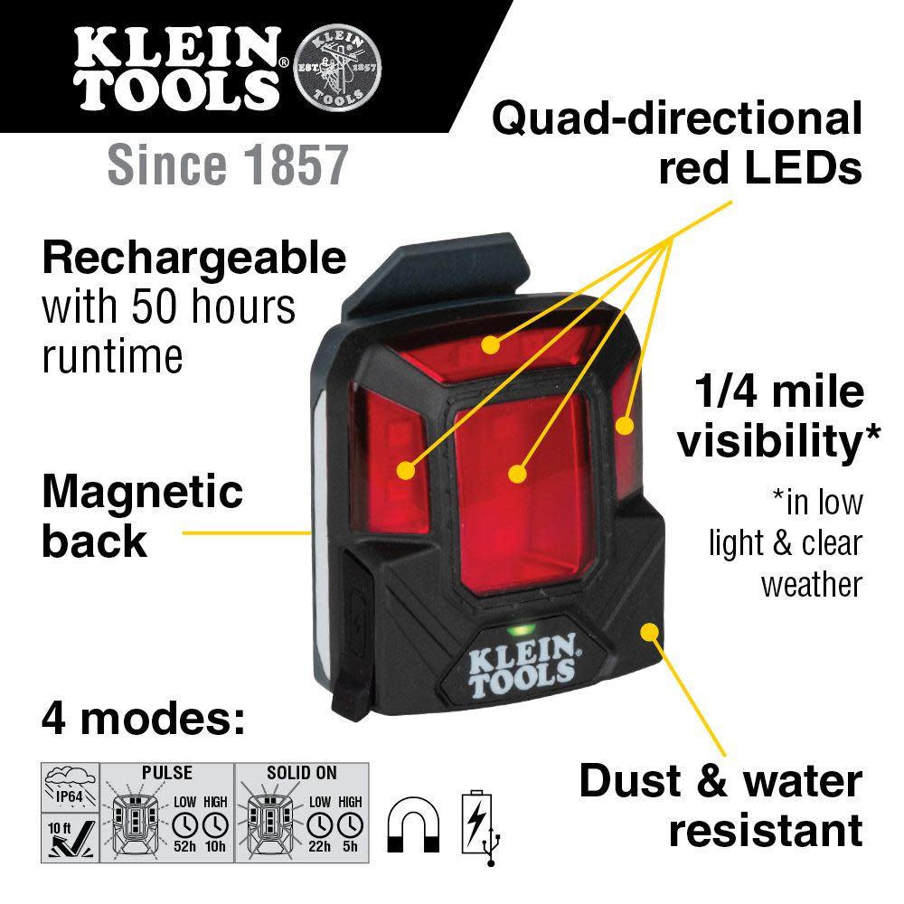Klein Tools Safety Lamp Rechargeable - Flockneti