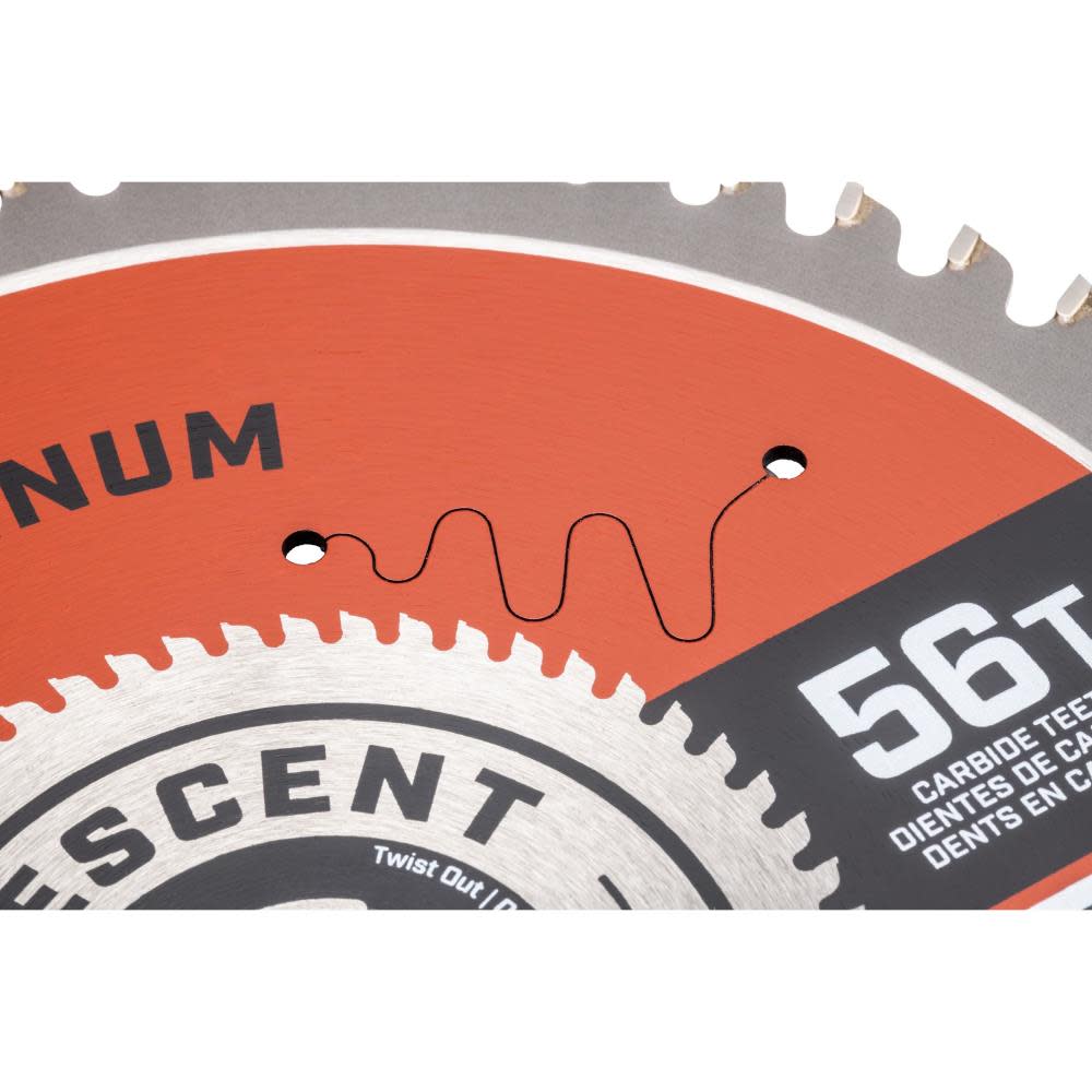 Crescent Circular Saw Blade 7 1/4″ x 56 Tooth Thick Aluminum - Flockneti