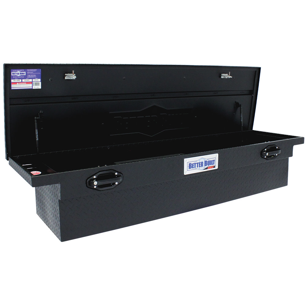 Better Built 69″ SEC Saddle Truck Tool Box LOW PROFILE MATTE BLACK - Flockneti