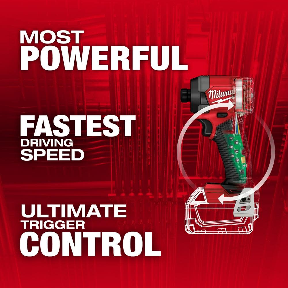 Milwaukee M18 FUEL 1/4″ Hex Impact Driver Reconditioned Bare Tool - Flockneti