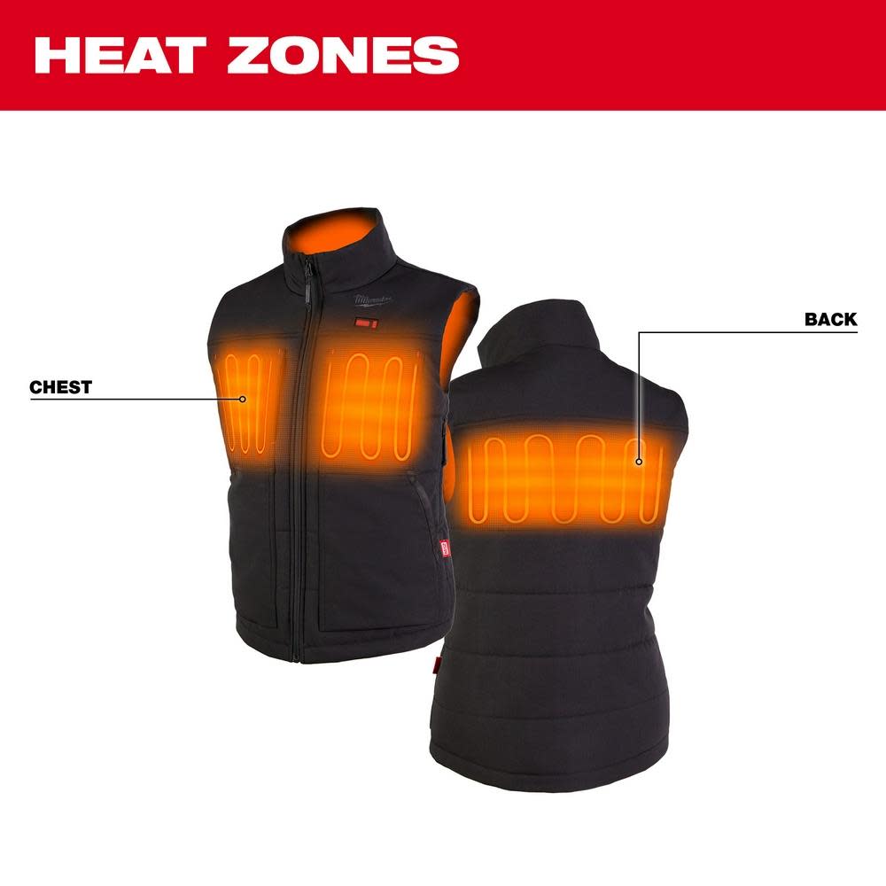 Milwaukee M12 Womens Heated AXIS Vest Bare Tool - Flockneti