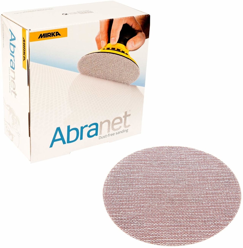Mirka ABRANET 5″ Grip P100 50 Discs/Box - Flockneti