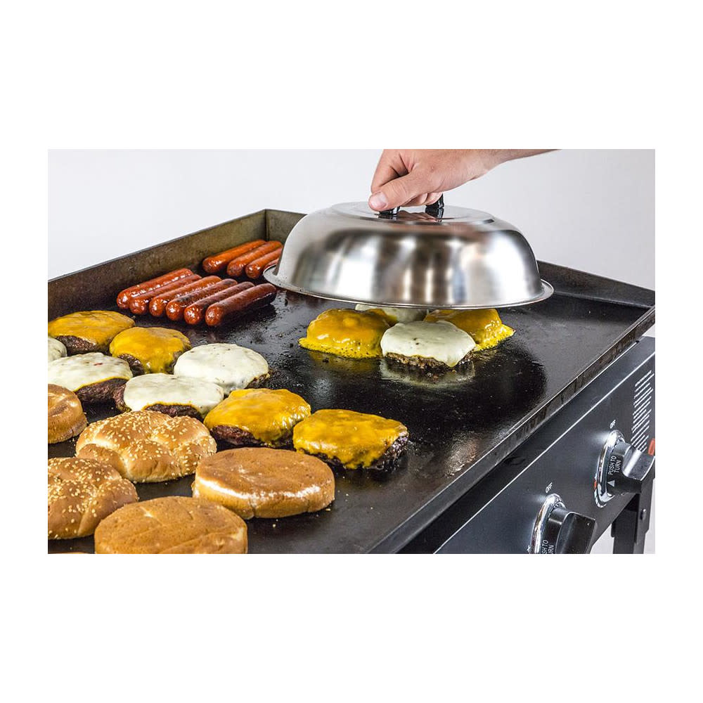 Blackstone Basting Cover Round Stainless Steel 12″ - Flockneti