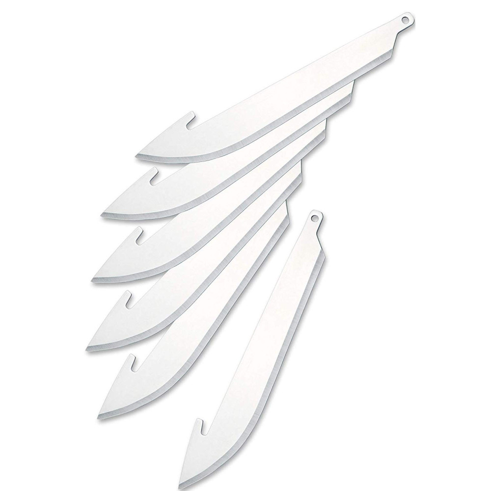 Outdoor Edge RazorSafe Drop Point Replacement Blade 3″ 6pk - Flockneti