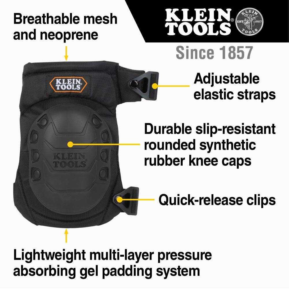 Klein Tools Hinged Gel Knee Pads - Flockneti
