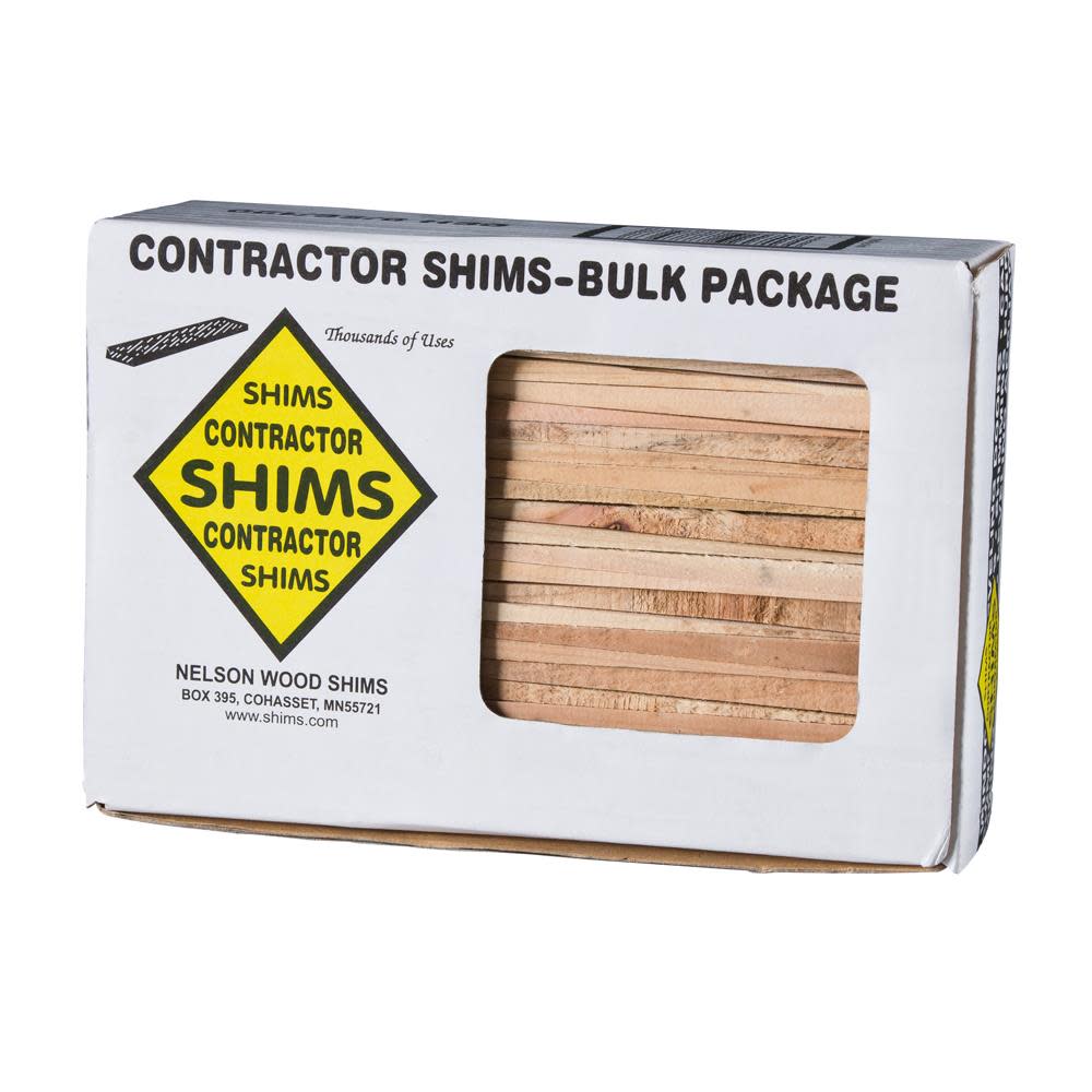 Nelson Wood Shims 8″ Contractor Shims 56pk - Flockneti