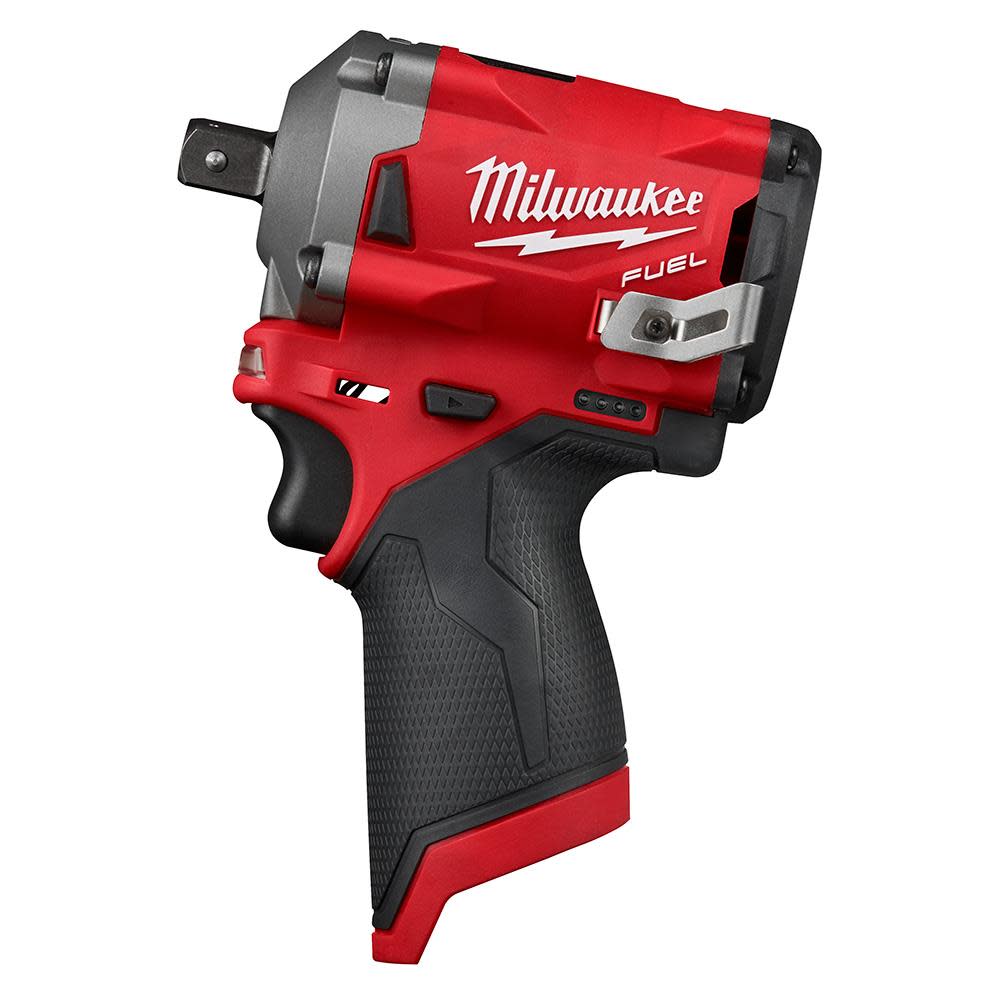 Milwaukee M12 FUEL Stubby 1/2 in. Pin Impact Wrench - Flockneti