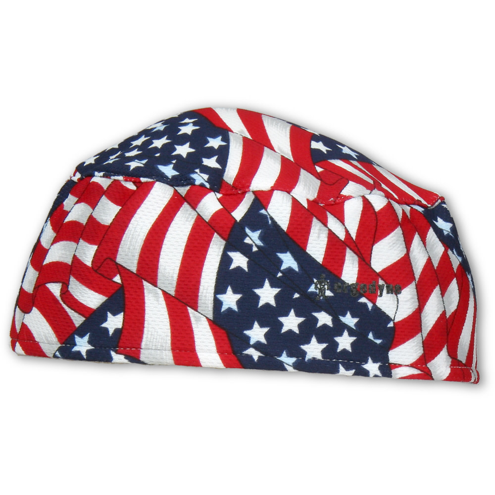 Ergodyne Chill-Its 6630 Stars and Stripes High-Performance Cap - Flockneti