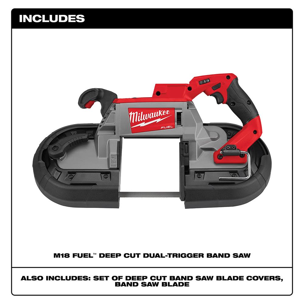 Milwaukee M18 FUEL Deep Cut Dual-Trigger Band Saw - Flockneti