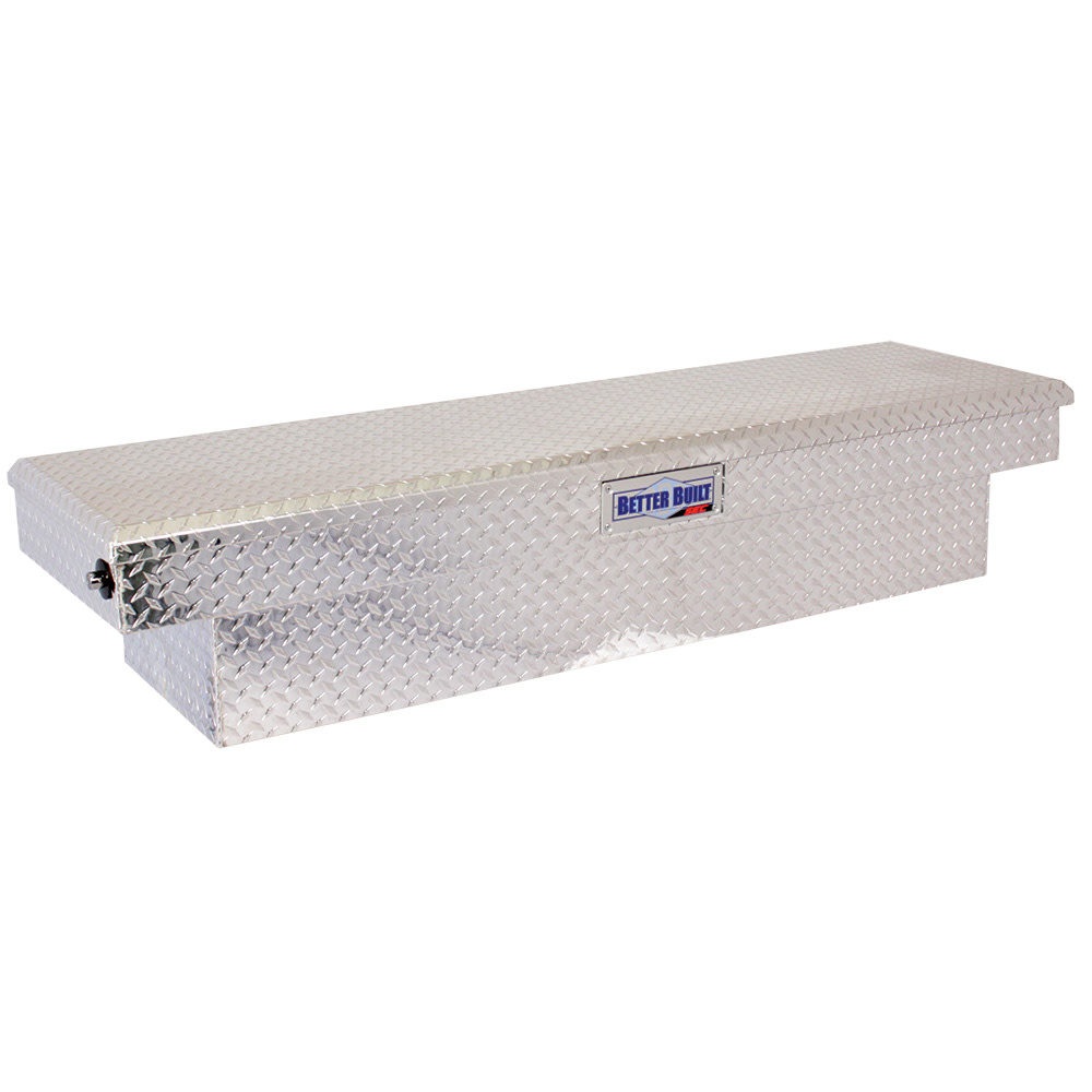 Better Built 69″ Push Button Saddle Truck Tool Box BRITE ALUMINUM - Flockneti