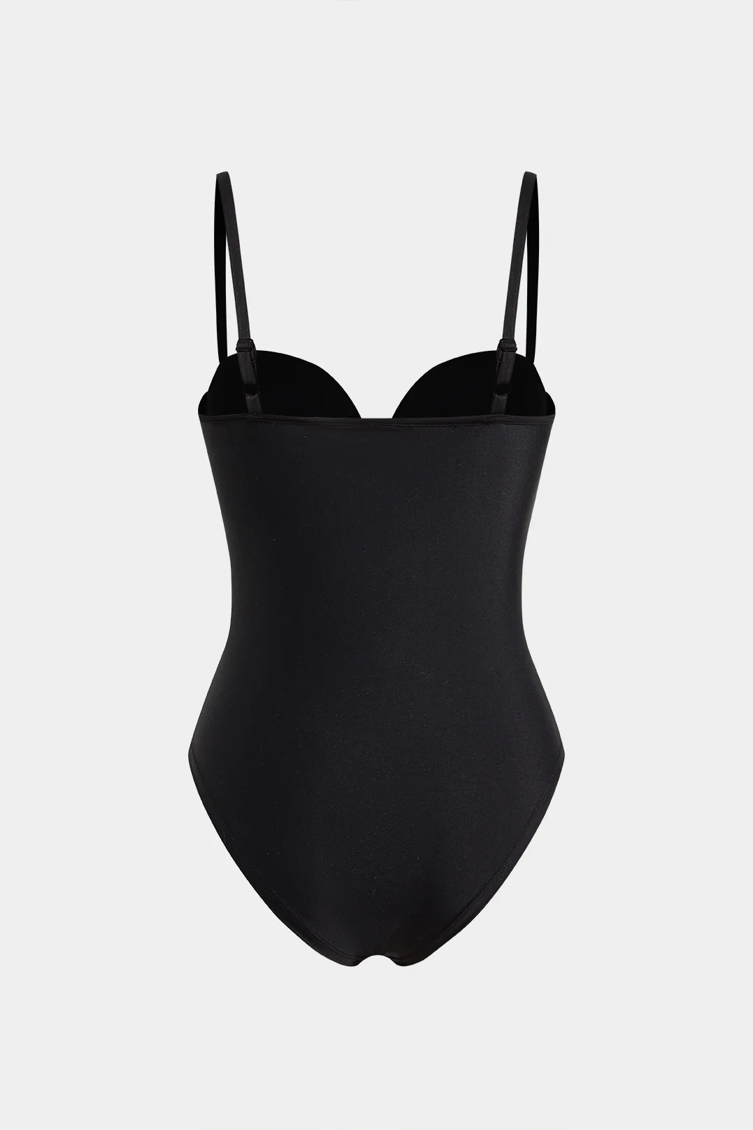 Solid Bustier Slip Bodysuit - Flockneti
