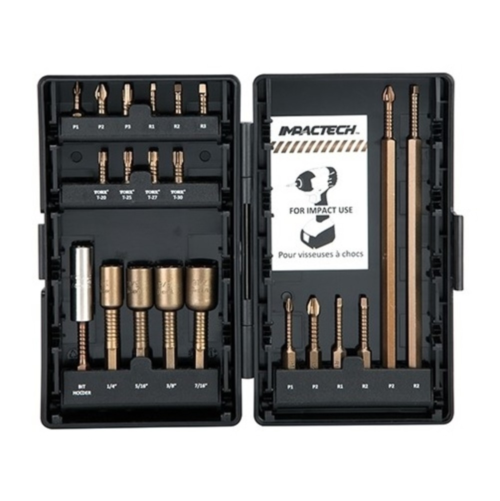 Vega 21pc Impactech Driver Bit Set - Flockneti