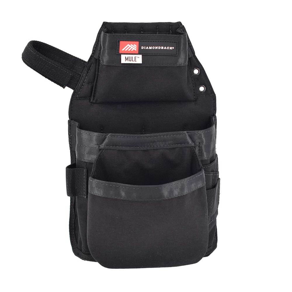 Diamondback Toolbelts Black Left Side Mule 2.0 Tool Pouch - Flockneti