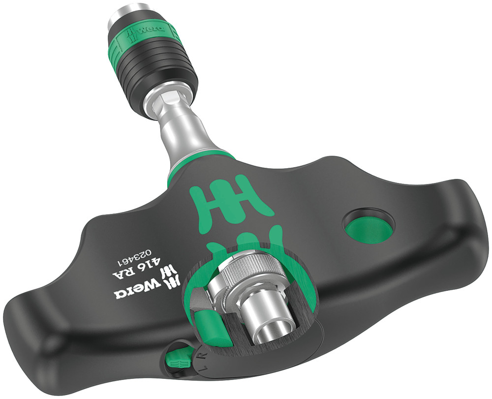 Wera Tools 416 RA T-Handle Bitholding Screwdriver - Flockneti