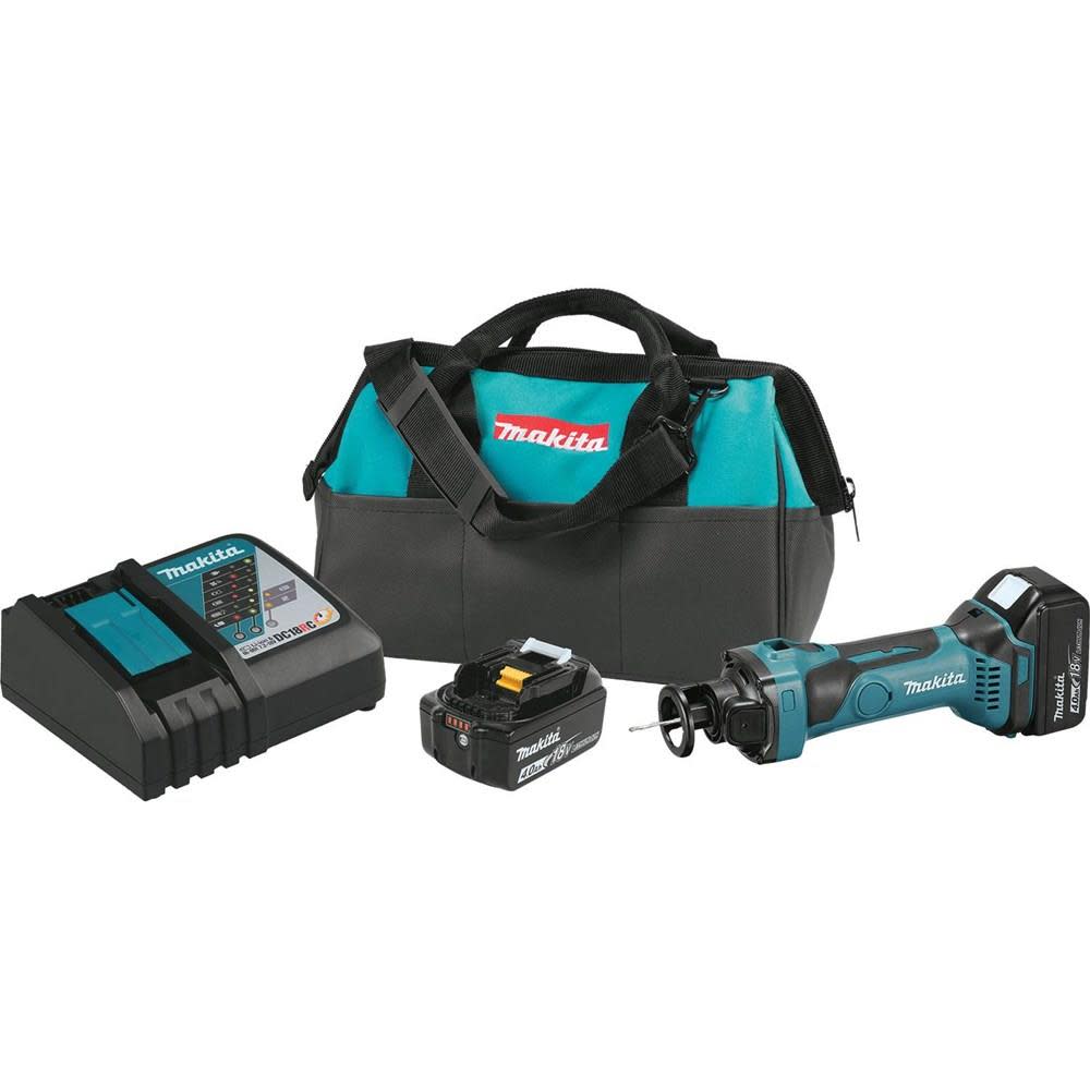 Makita 18 Volt LXT Lithium-Ion Cordless Cut-Out Tool Kit - Flockneti