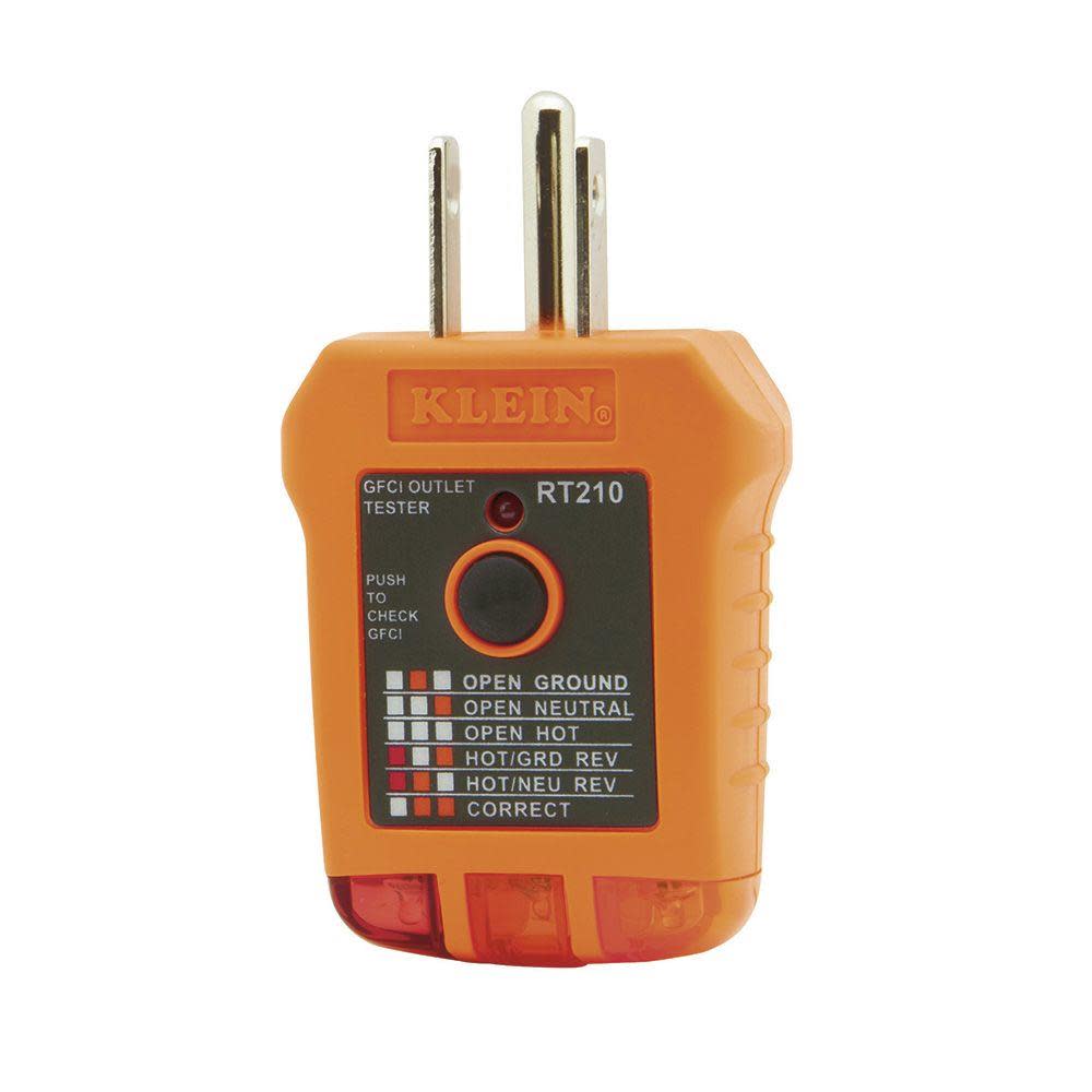 Klein Tools GFCI Receptacle Tester - Flockneti