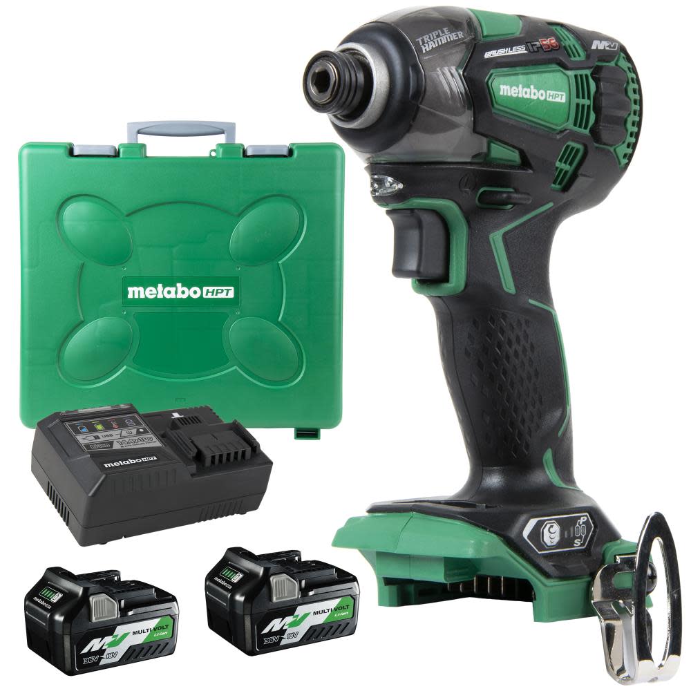 Metabo HPT 36V MultiVolt Triple Hammer Impact Kit - Flockneti