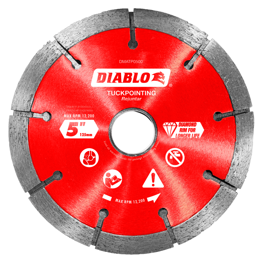 Diablo Tools 5″ Diamond Tuck Point Blade for Masonry - Flockneti