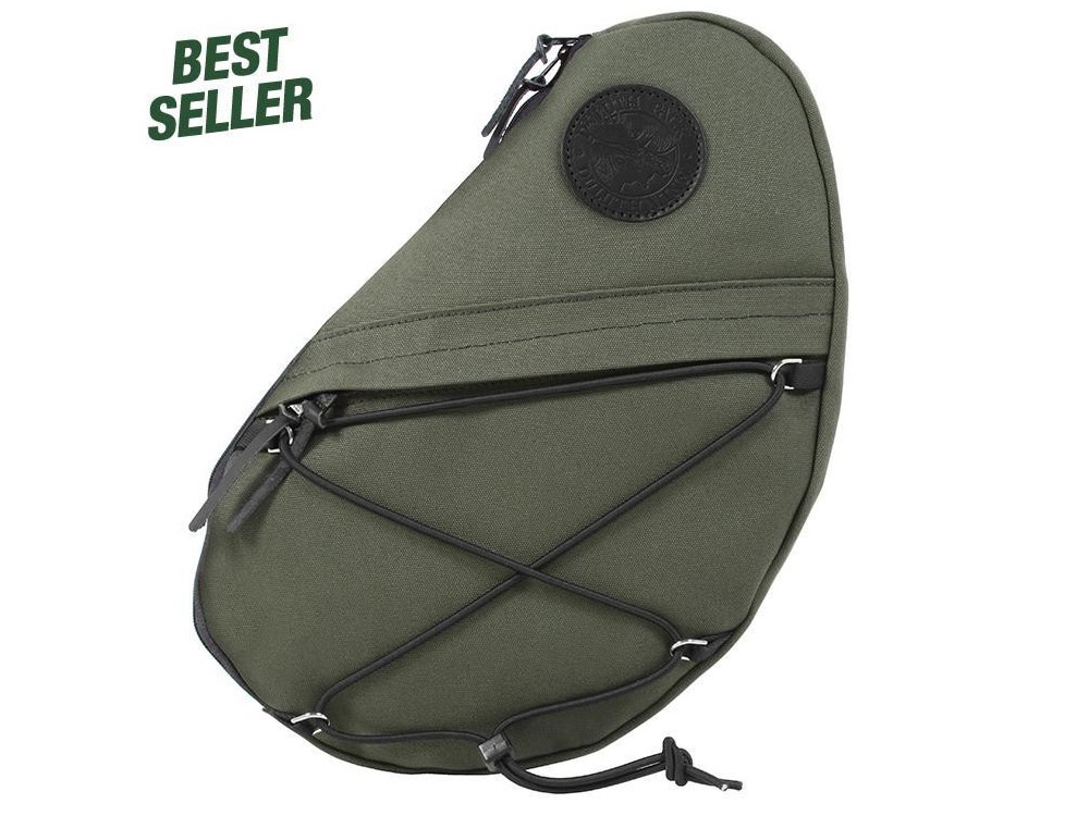 Duluth Pack 16 Liter Capacity Olive Drab Port City Sling Pack - Flockneti