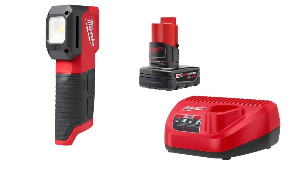Milwaukee M12 Paint & Detailing Color Match Light Starter Kit Bundle - Flockneti