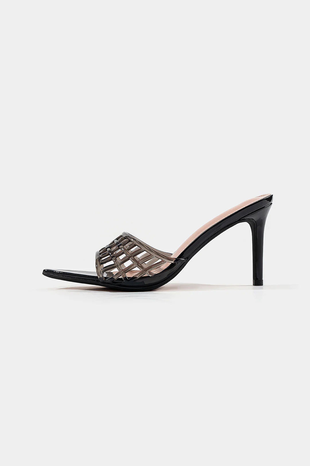 Cut Out Pointed Heels - Flockneti
