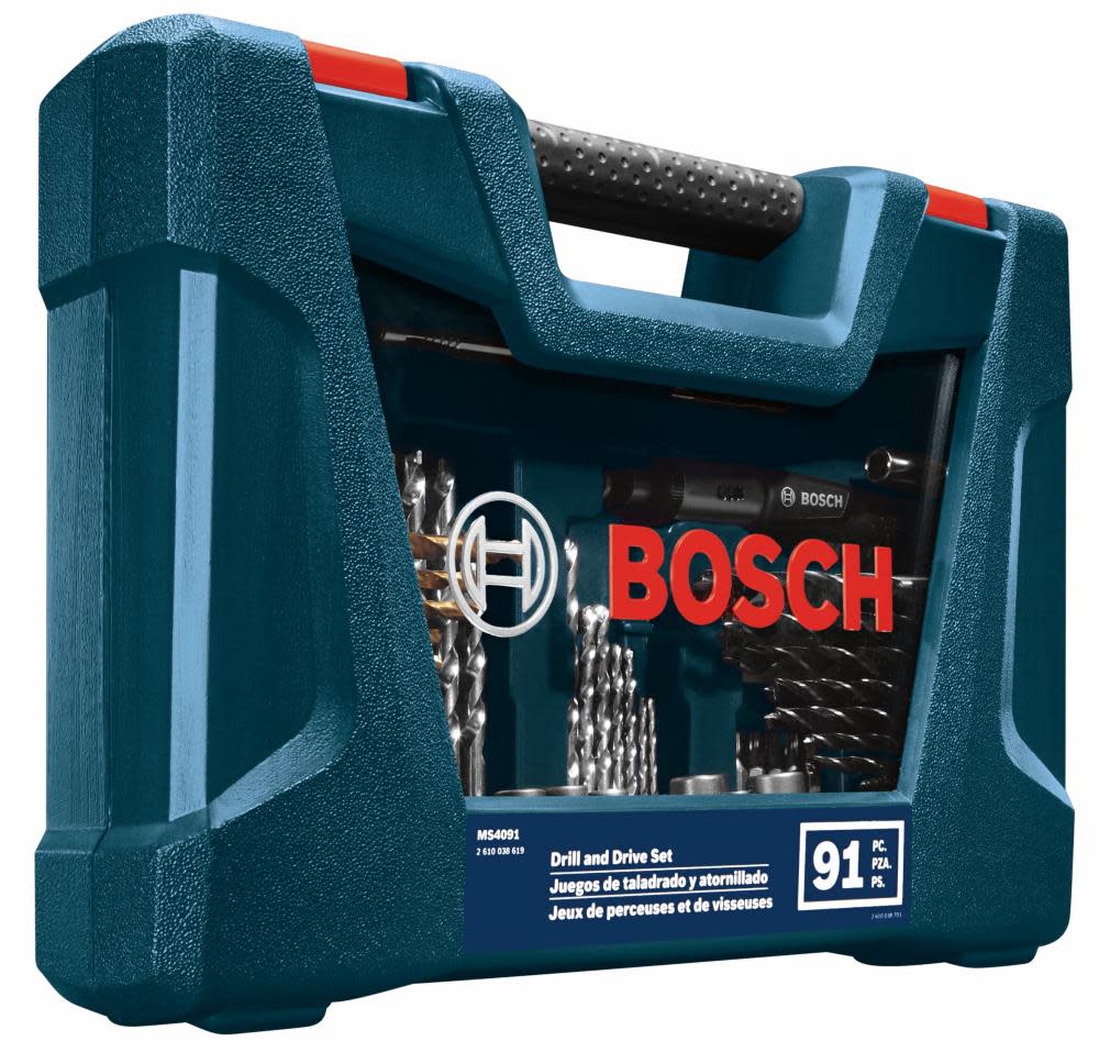 Bosch 91 pc. Drilling and Driving Mixed Bit Set - Flockneti