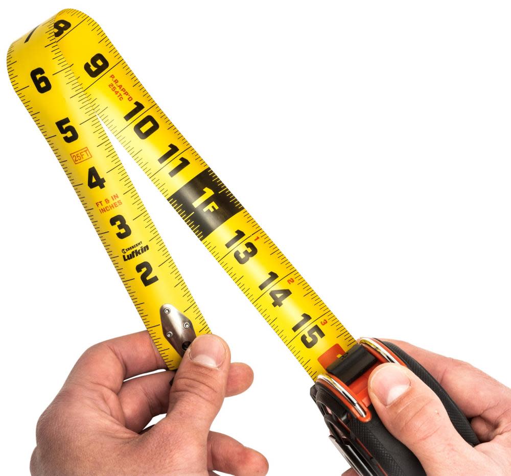 Crescent Lufkin Shockforce Dual Sided Tape Measure 1 3/16 x 16′ - Flockneti