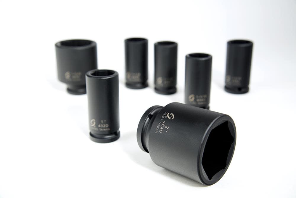 Sunex 3/4 In. Drive Deep SAE Impact Socket Set 17 pc. - Flockneti