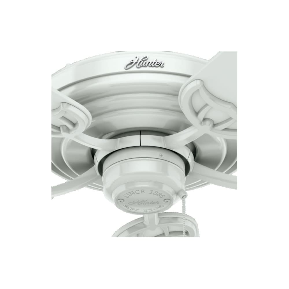 Hunter Fan Sea Air Ceiling Fan 52″ Outdoor White White - Flockneti