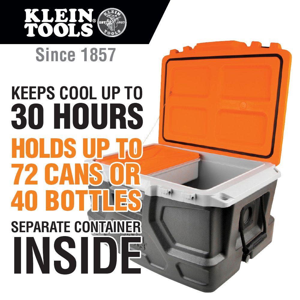 Klein Tools Cooler 48-Quart Ice Cooler Box - Flockneti
