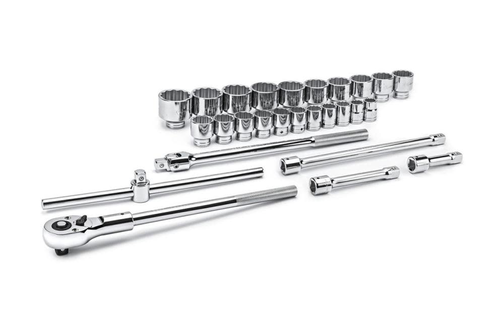 GEARWRENCH Mechanics Tool Set 27 pc. 3/4 In. Drive 12 Point SAE - Flockneti