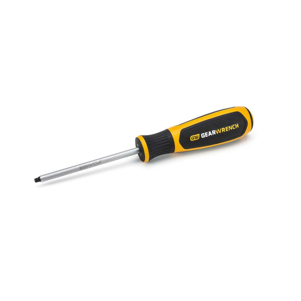 GEARWRENCH #2 x 4″ Square Dual Material Screwdriver - Flockneti