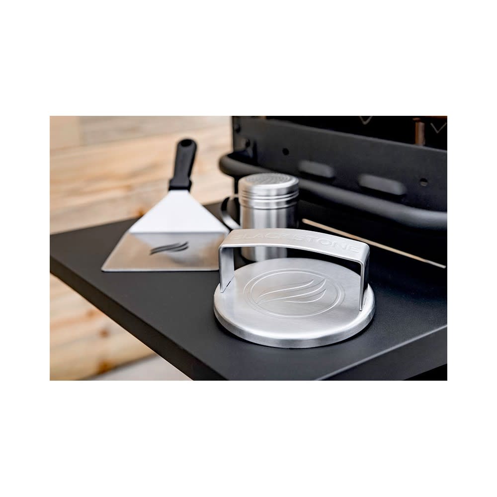 Blackstone Professional Hamburger Kit Black/Silver 3pc - Flockneti