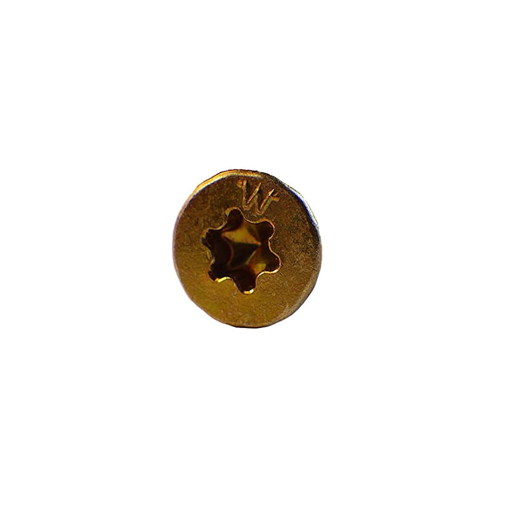 Western Builders Supply 3 In. Zinc Coated Flat Head Gold Interior Structural Wood Screw - Flockneti