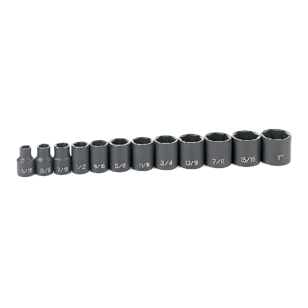 Grey Pneumatic 3/8″ Drive Standard Length Impact Set - Flockneti