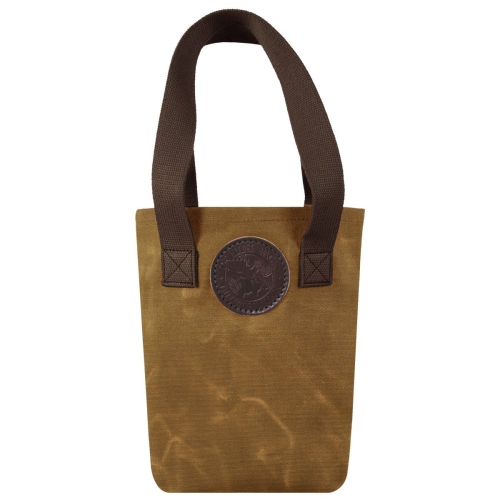 Duluth Pack 6 Liter Capacity Wax Khaki Envelope Style Promo Tote - Flockneti