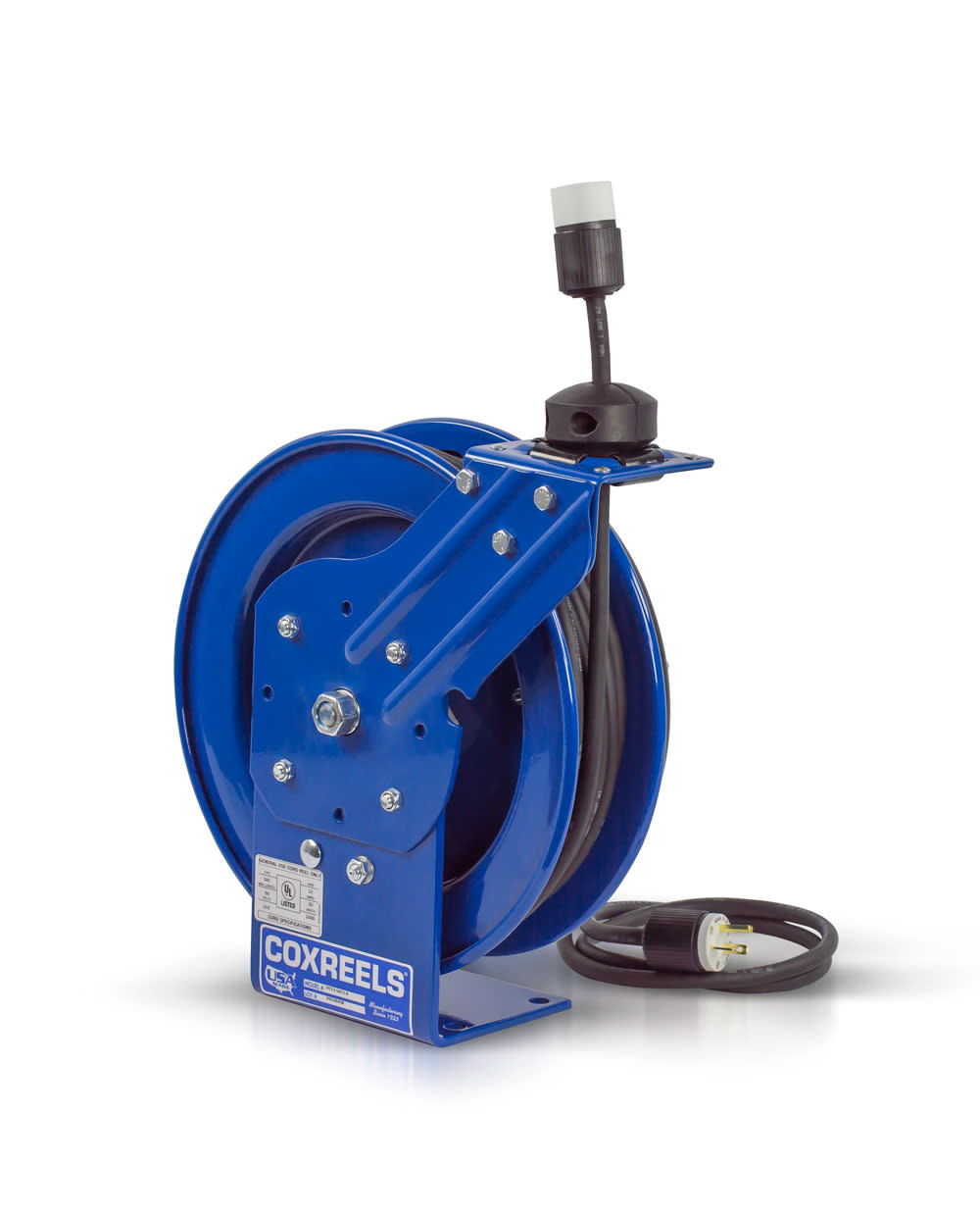 Coxreels 50ft Spring Driven Cord Reel Single Industrial Rec - Flockneti