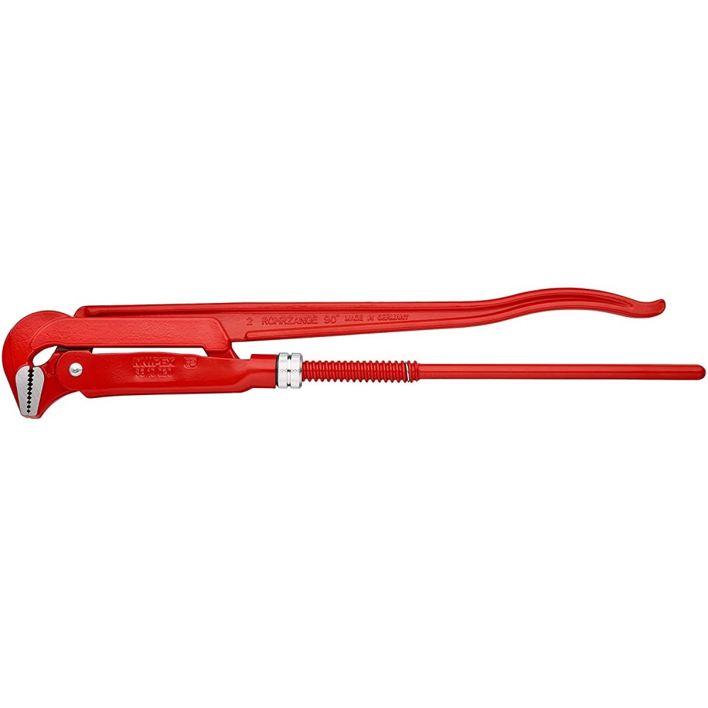 Knipex Pipe Wrench 90 Degree Angled 560 mm Swedish Pattern - Flockneti