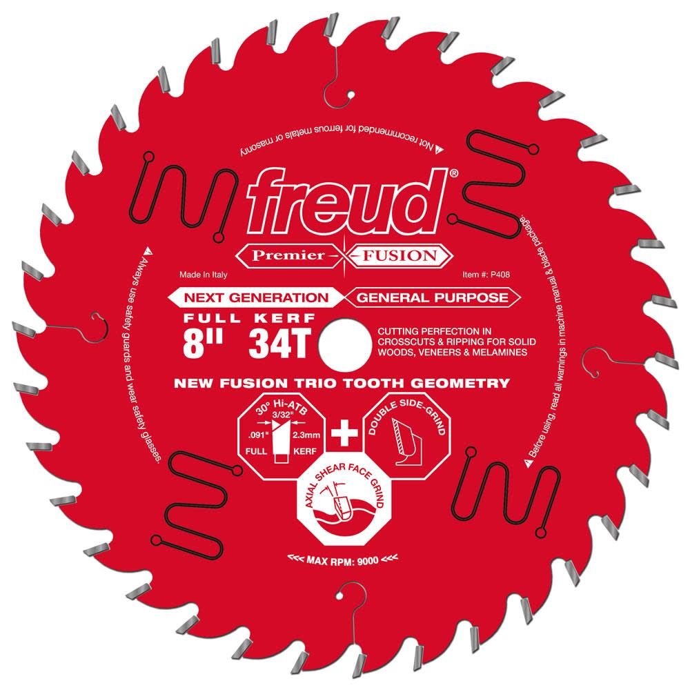 Freud 8″ Premier Fusion Blade - Flockneti