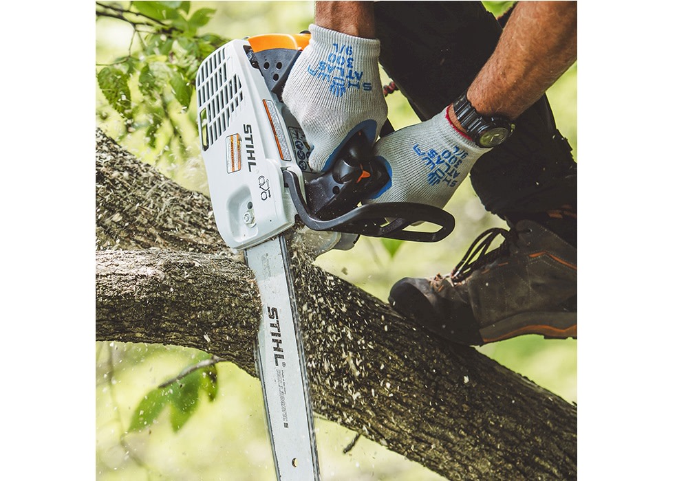 Stihl MS 194 T 3/8 In. Pitch Chain Compact Gas Powered Professional Grade Top-Handle Chainsaw - Flockneti