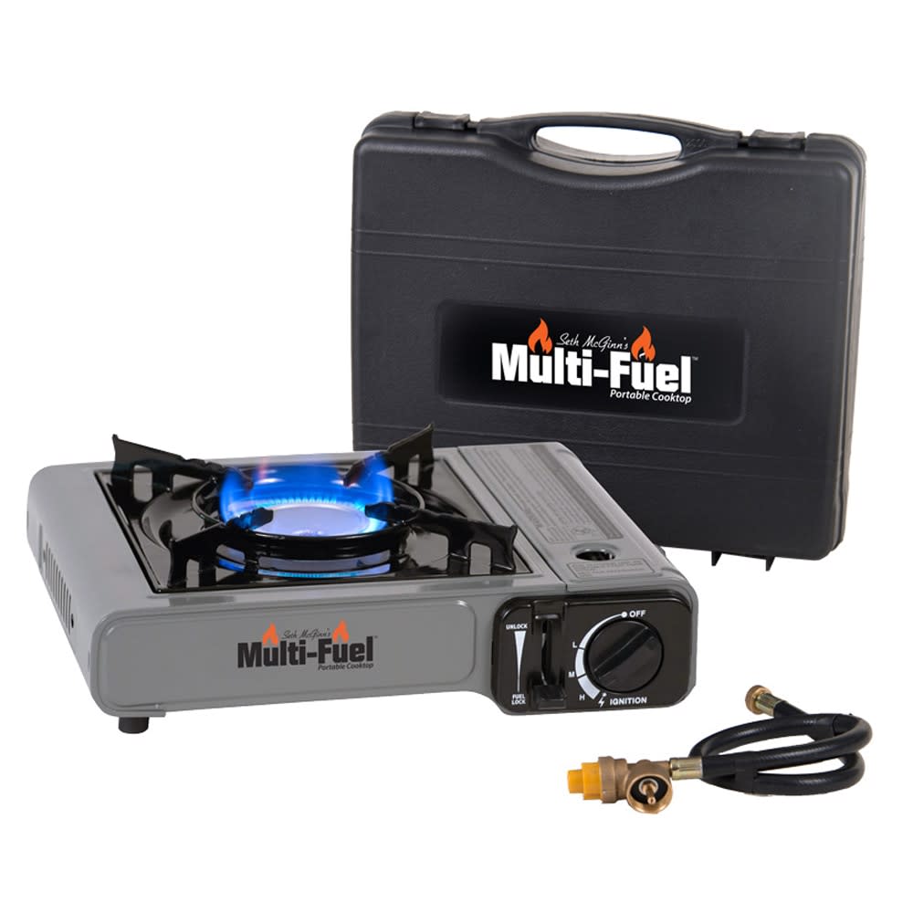 Cancooker Multi Fuel Portable Cooktop Black/Gray - Flockneti