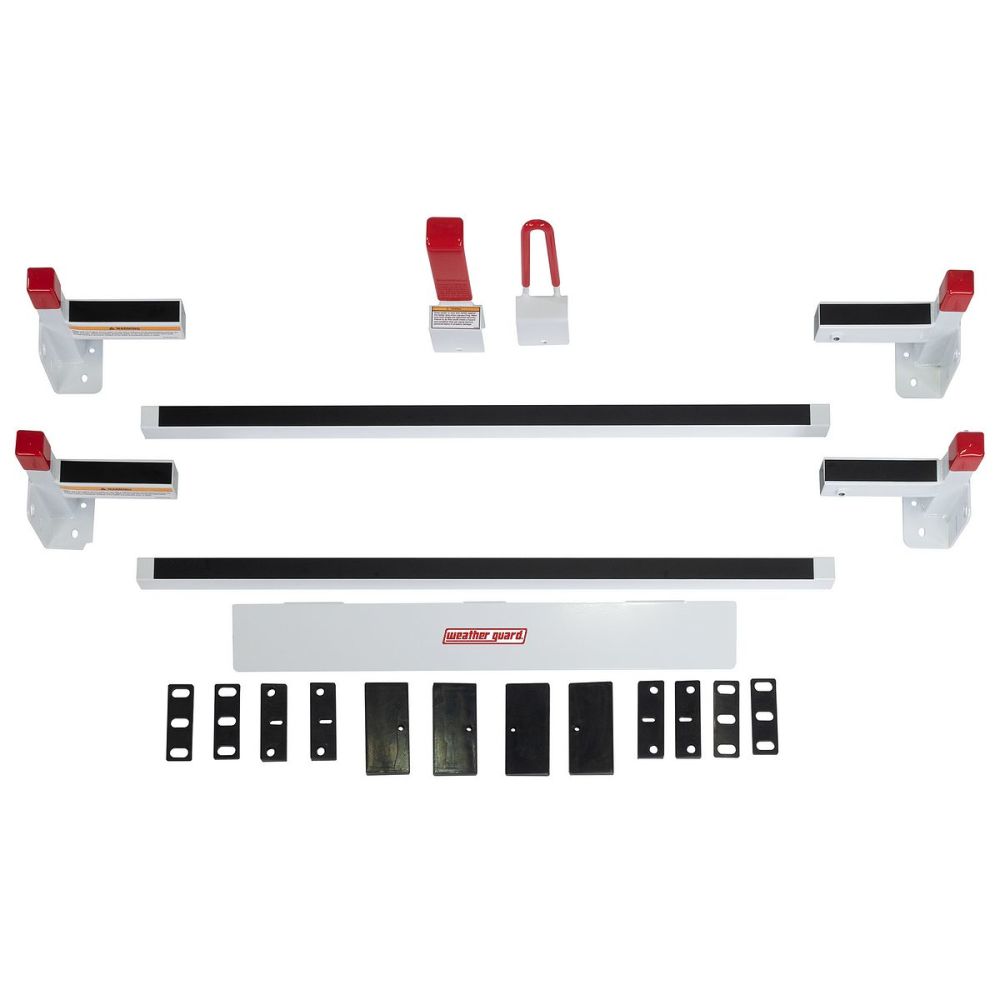 Weather Guard Model 22001-3-01 All-Purpose Steel Van Rack that fits compact Ford GM Nissan and RAM Vans - Flockneti