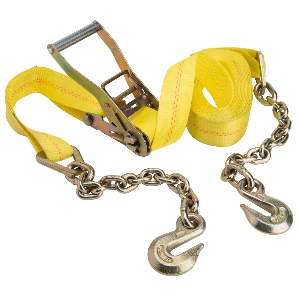 Keeper Ratchet Tie-Down 27 ft x 2 In. 3333 lbs WLL (10000 lbs Break Strength) - Flockneti