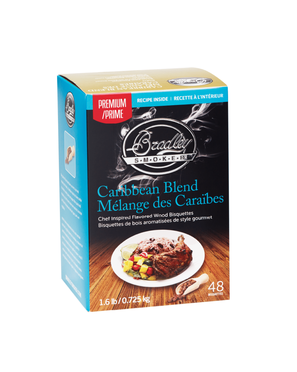 Bradley Smoker Premium Caribbean Blend Bisquettes–24 Pack - Flockneti
