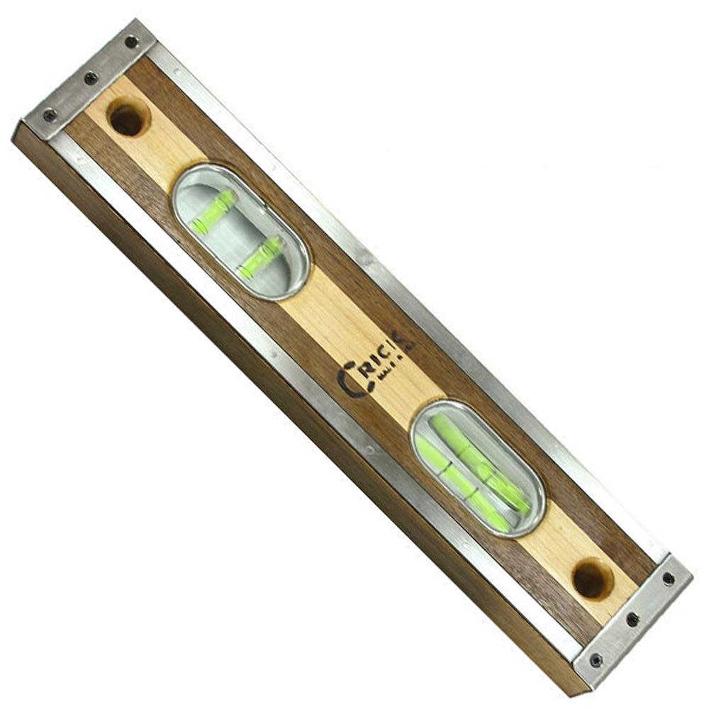 Crick Tool 12 In. Level with Green Vials - Flockneti