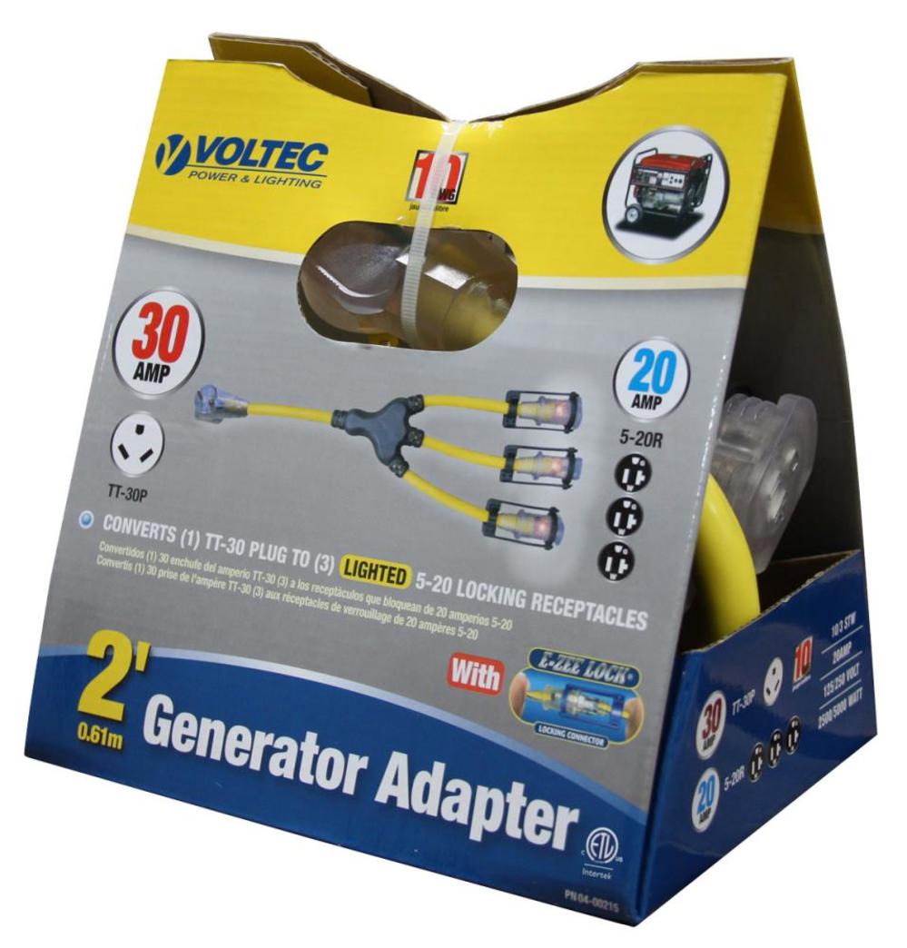 Voltec TT-30P Generator Adapter - Flockneti