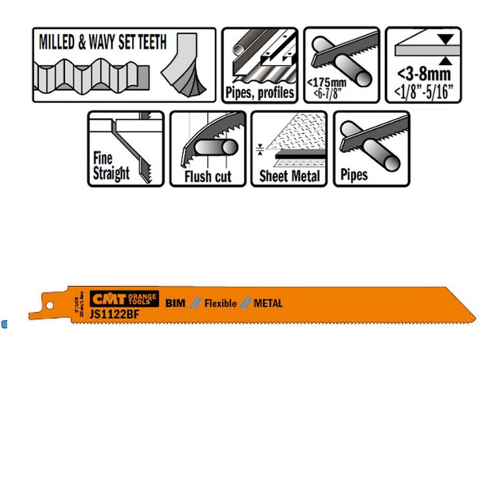 CMT Bi Metal Recip Blade - Flockneti