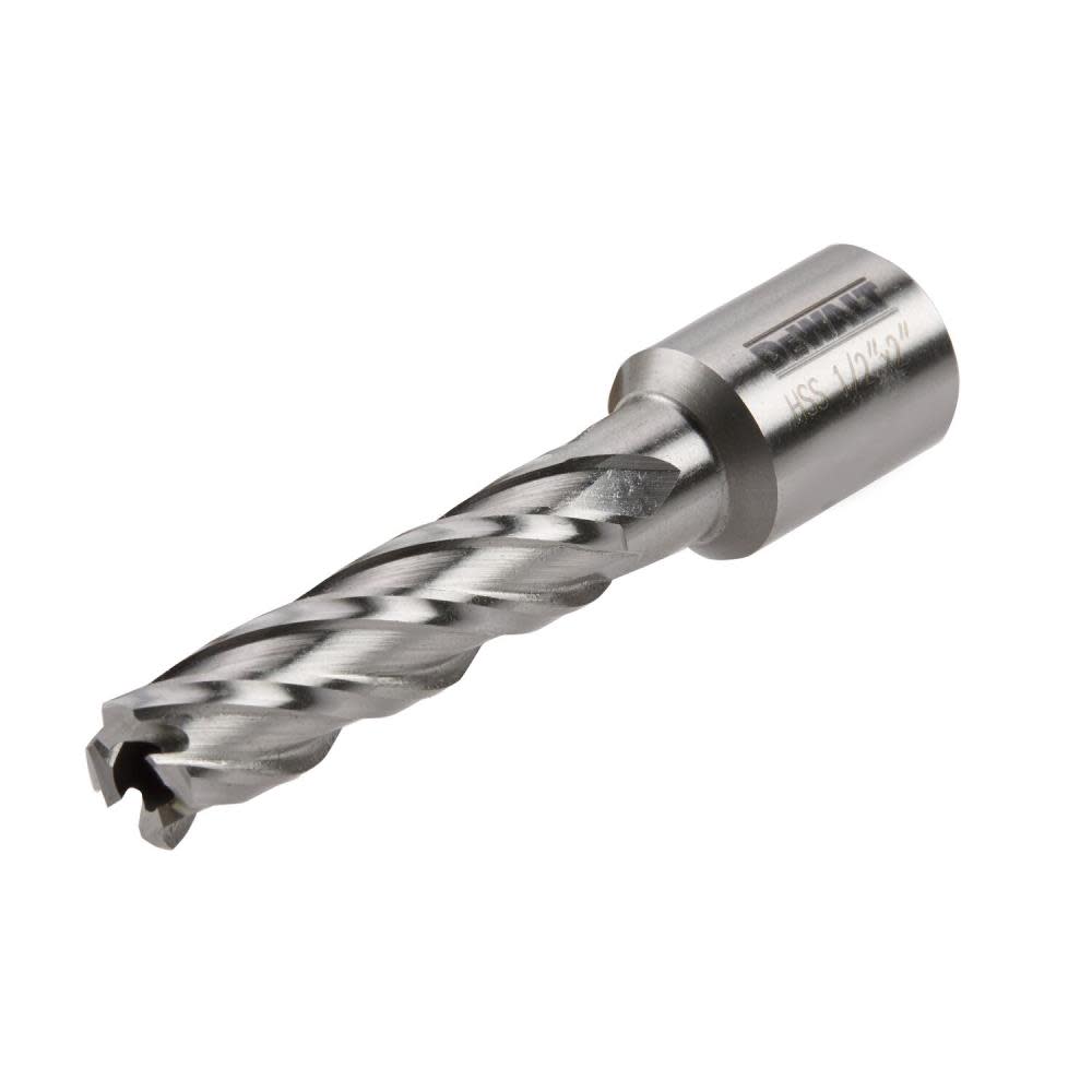 DEWALT Annular Cutter 1/2″ X 2″ HSS 3/4″ Weldon - Flockneti