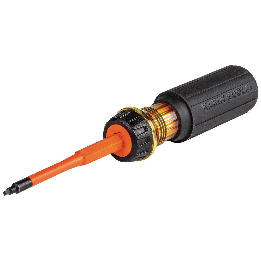 Klein Tools Insulated 2-Bit Driver #1/#2 Sq - Flockneti